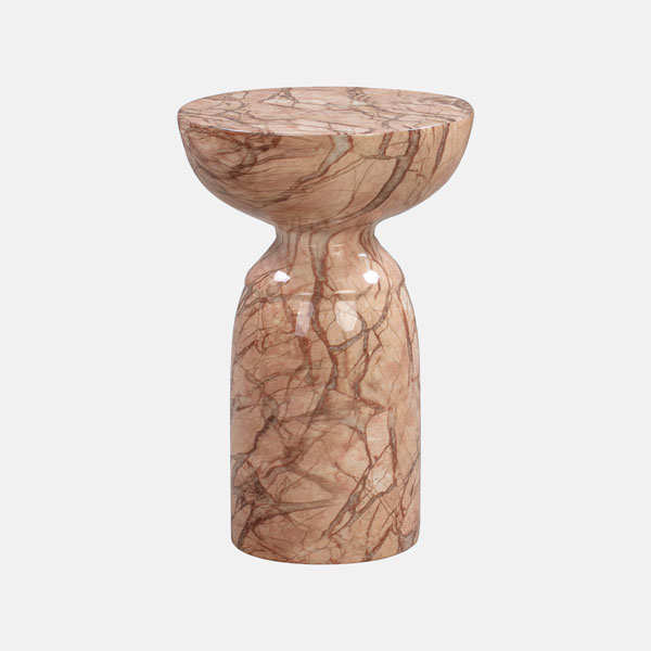 MOKI SMALL SIDE TABLE - SUNSET MARBLE