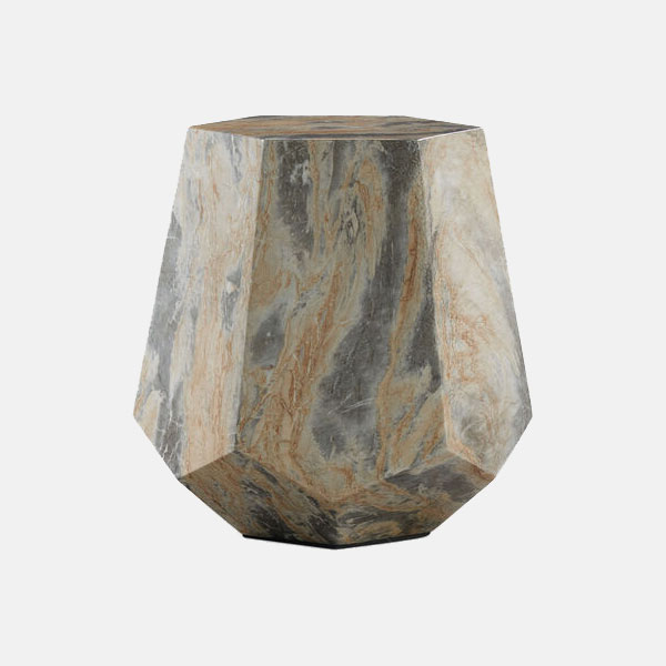 MESA SIDE TABLE - YELLOW & GREY
