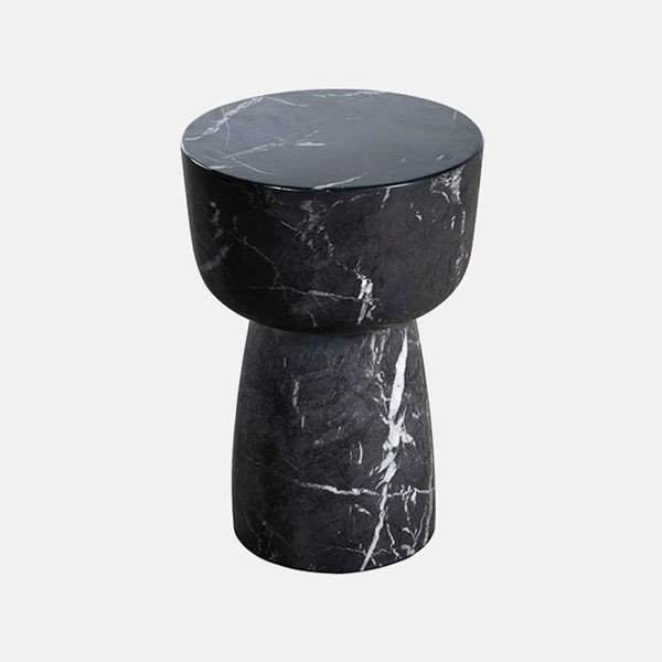 WACO SMALL END TABLE - BLACK MARBLE