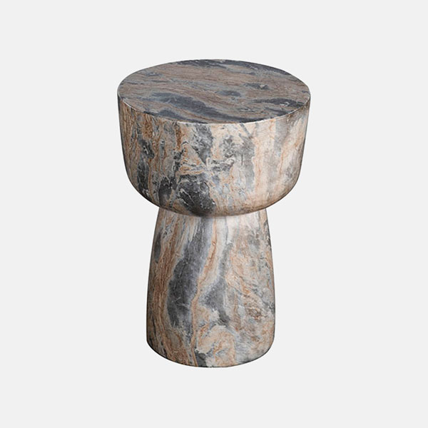 WACO SMALL END TABLE - YELLOW & GREY