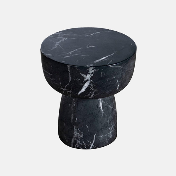 WACO LARGE END TABLE - BLACK MARBLE